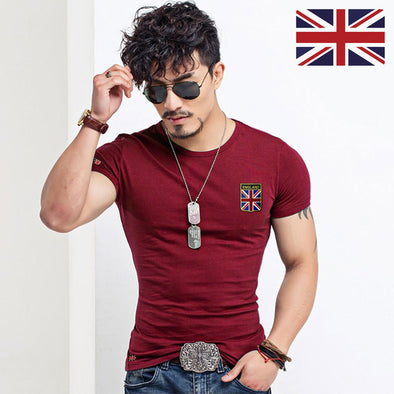 Hommes T-shirt - Col V