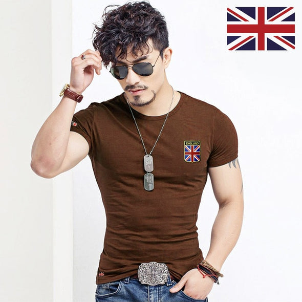 Hommes T-shirt - Col V