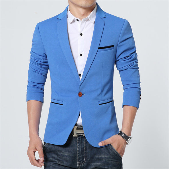 Blazer Slim en Coton