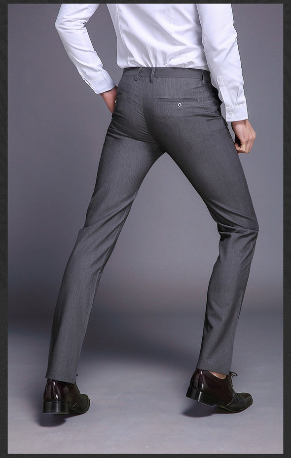 Pantalon droit de haute qualité